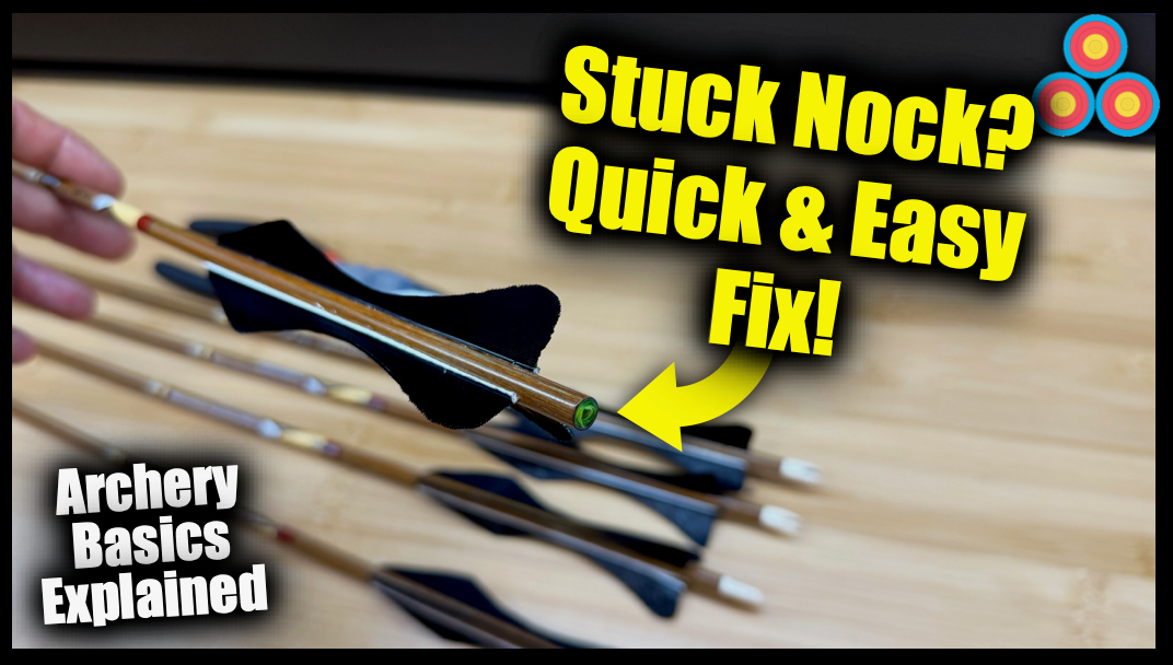 How to Remove a Broken Nock You Can't Grab